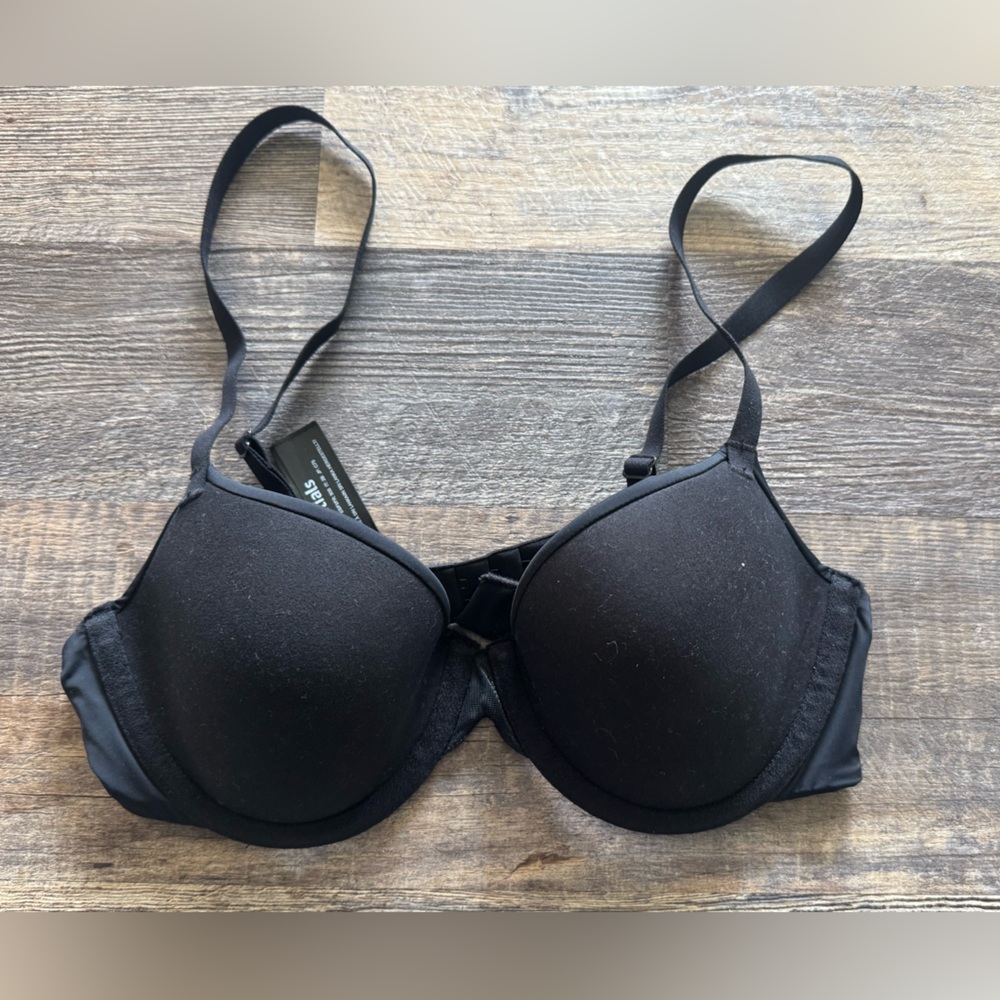 Amazon‎ Essentials Women's Black T-Shirt Classic Bra Size 34B